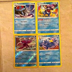 5/$25 Water Pokémon powerful x4